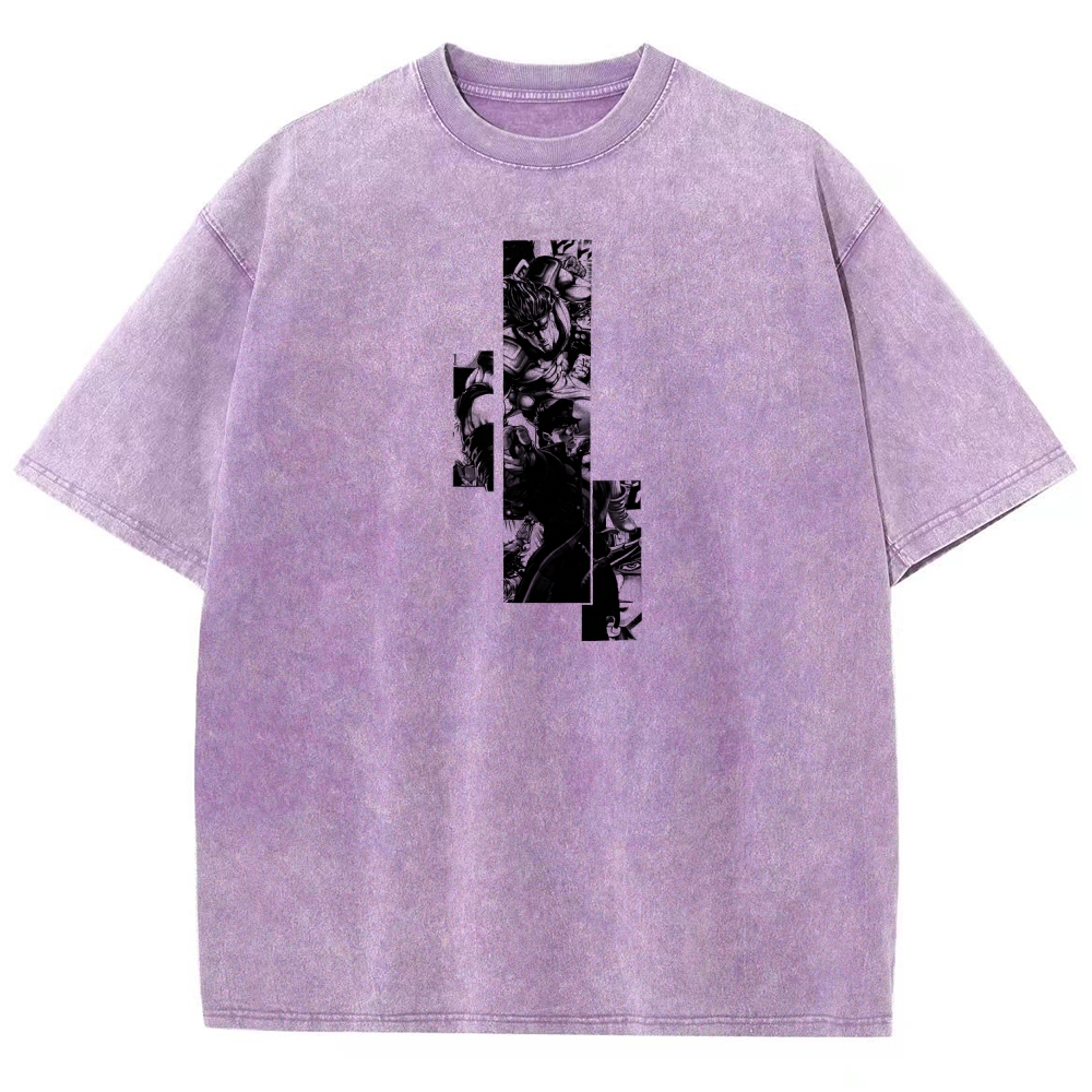 JoJo’s Bizarre Adventure Unisex Fit Washed T-Shirt 2601009847