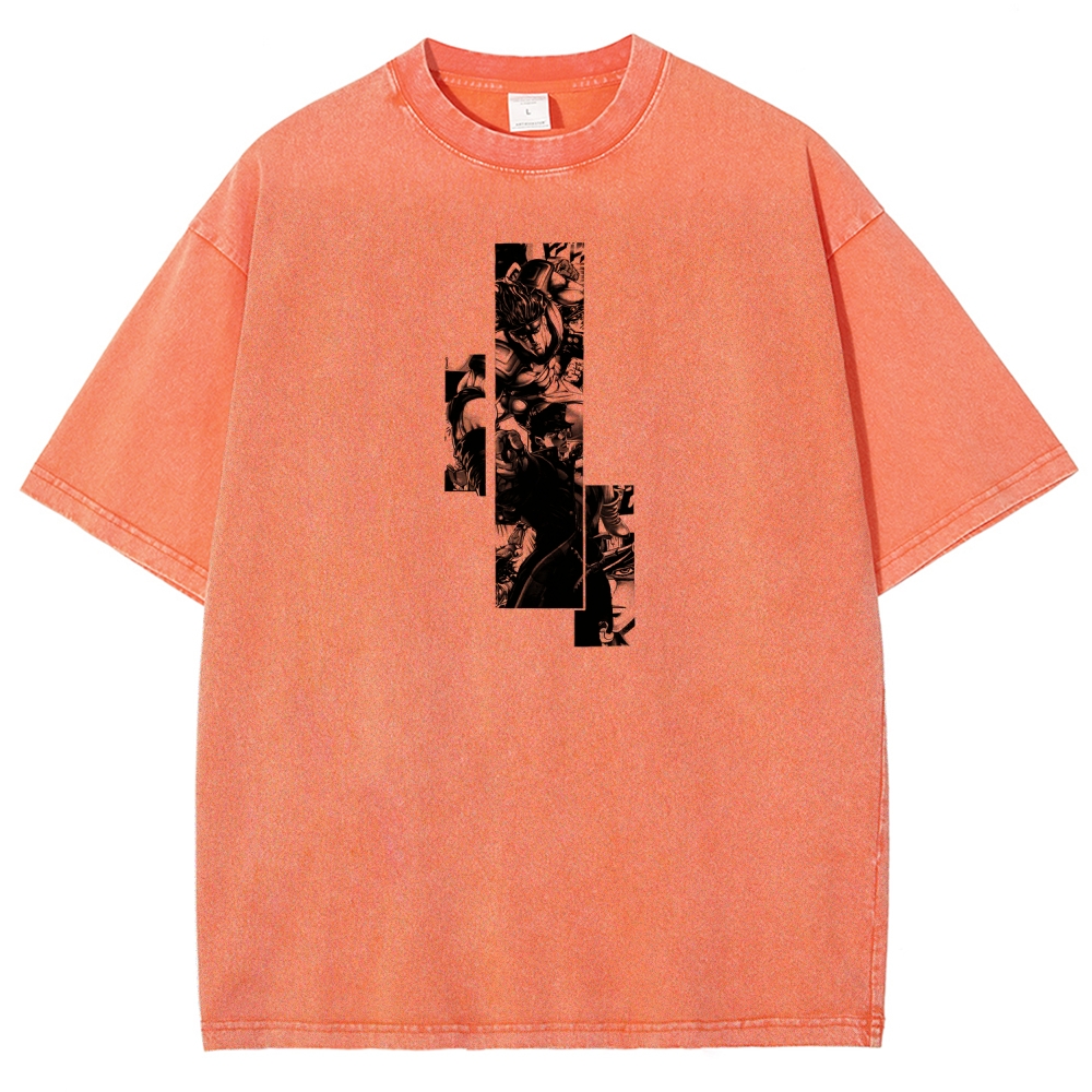 JoJo’s Bizarre Adventure Unisex Fit Washed T-Shirt 2601009847