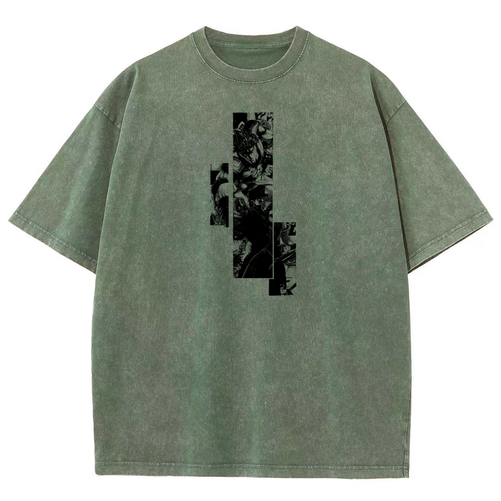 JoJo’s Bizarre Adventure Unisex Fit Washed T-Shirt 2601009847