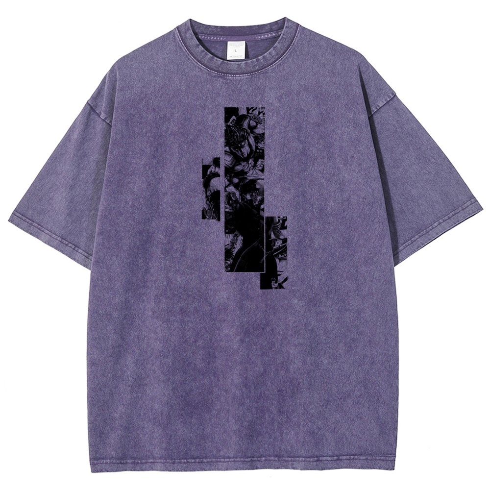 JoJo’s Bizarre Adventure Unisex Fit Washed T-Shirt 2601009847