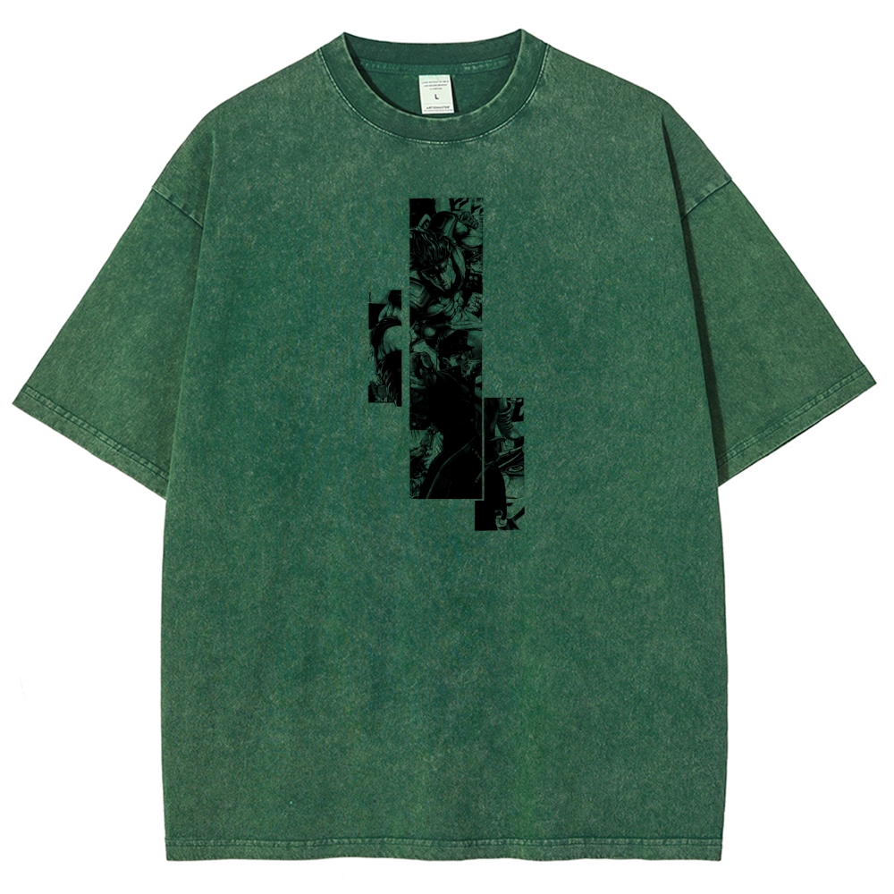 JoJo’s Bizarre Adventure Unisex Fit Washed T-Shirt 2601009847