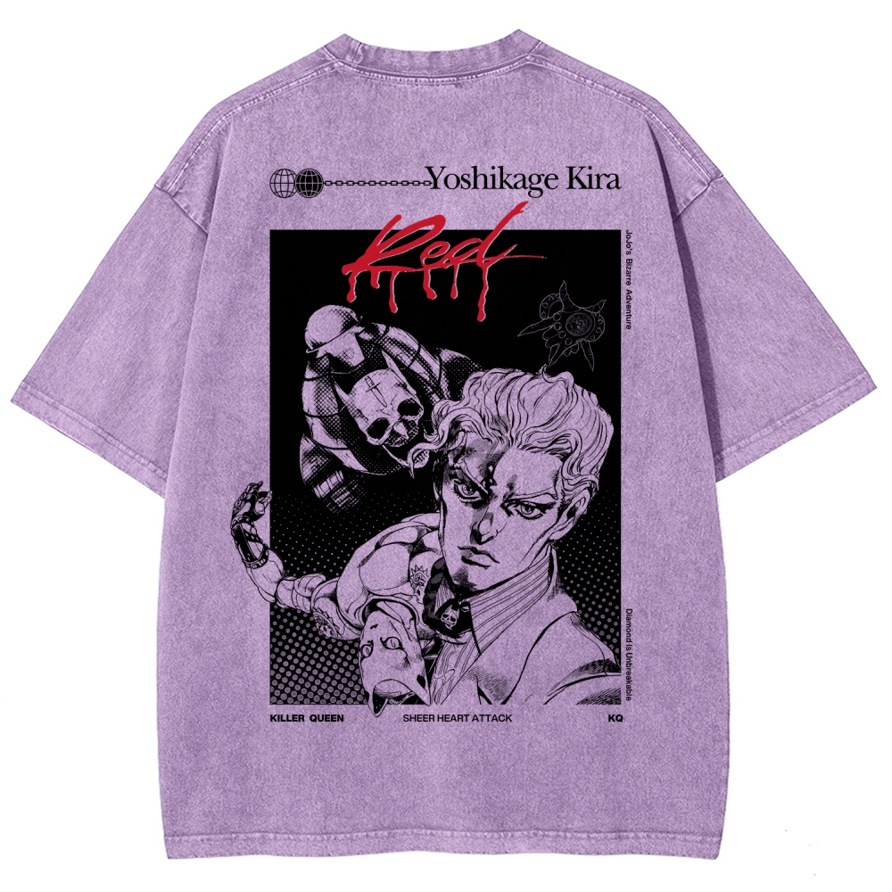 JoJo’s Bizarre Adventure Unisex Fit Washed T-Shirt 2601009854