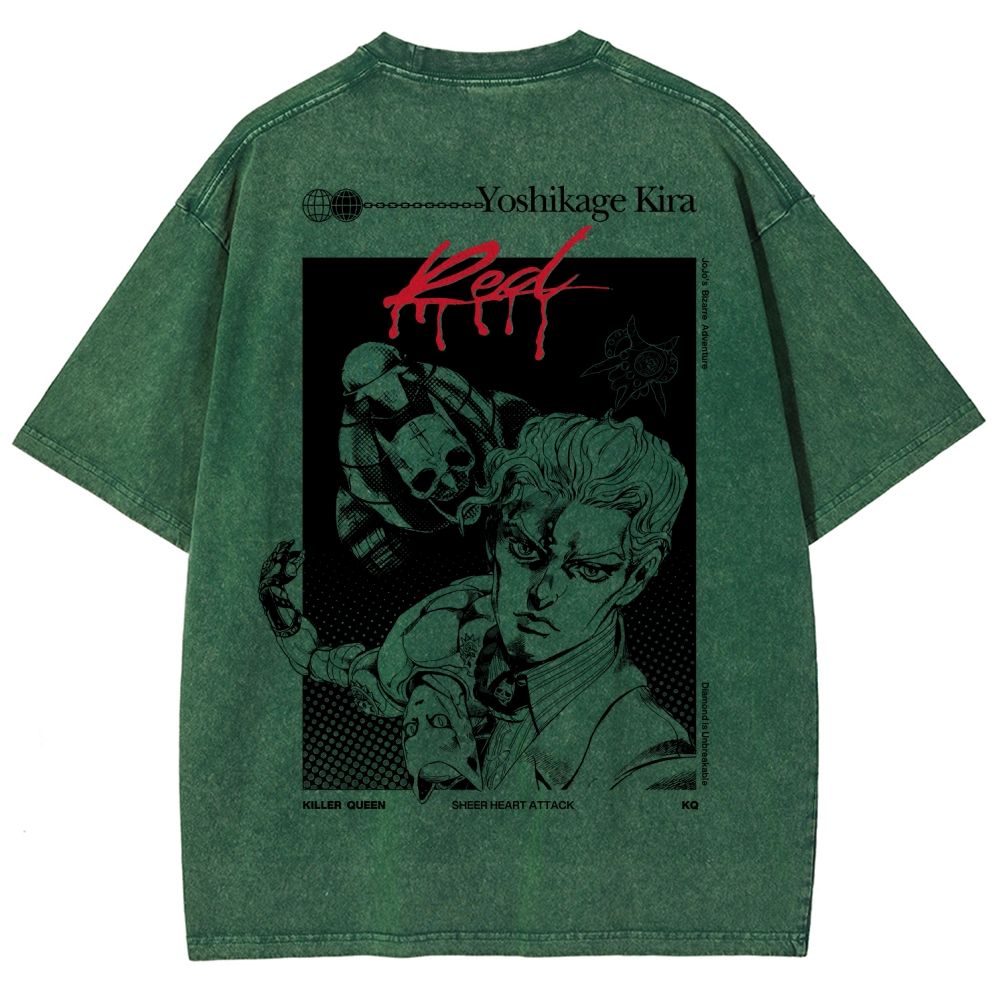 JoJo’s Bizarre Adventure Unisex Fit Washed T-Shirt 2601009854