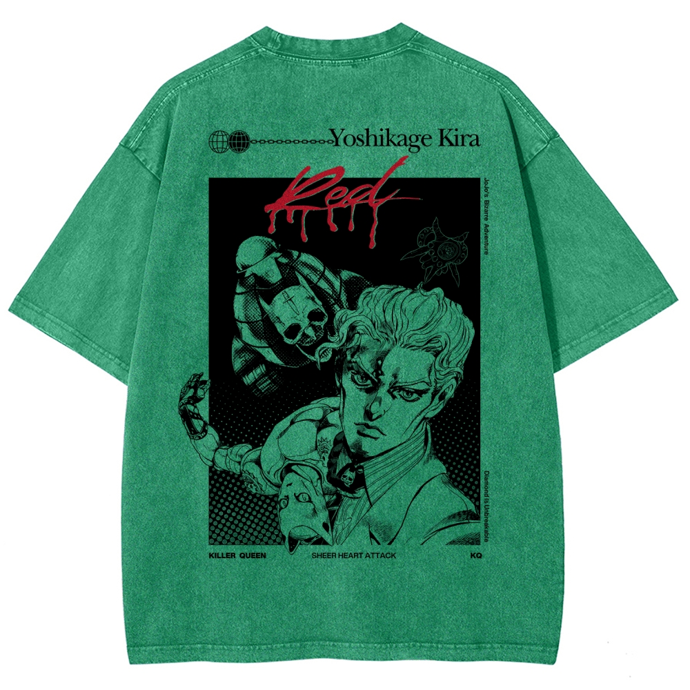 JoJo’s Bizarre Adventure Unisex Fit Washed T-Shirt 2601009854