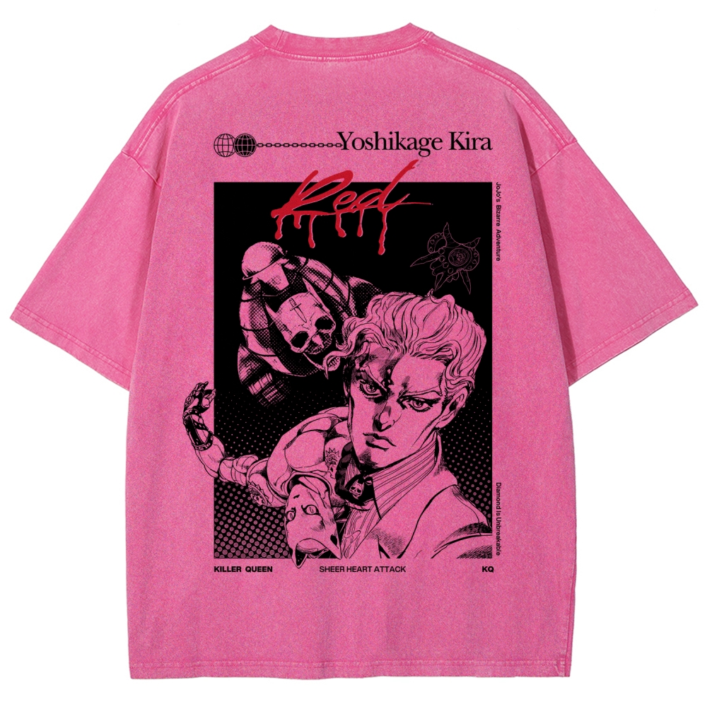 JoJo’s Bizarre Adventure Unisex Fit Washed T-Shirt 2601009854