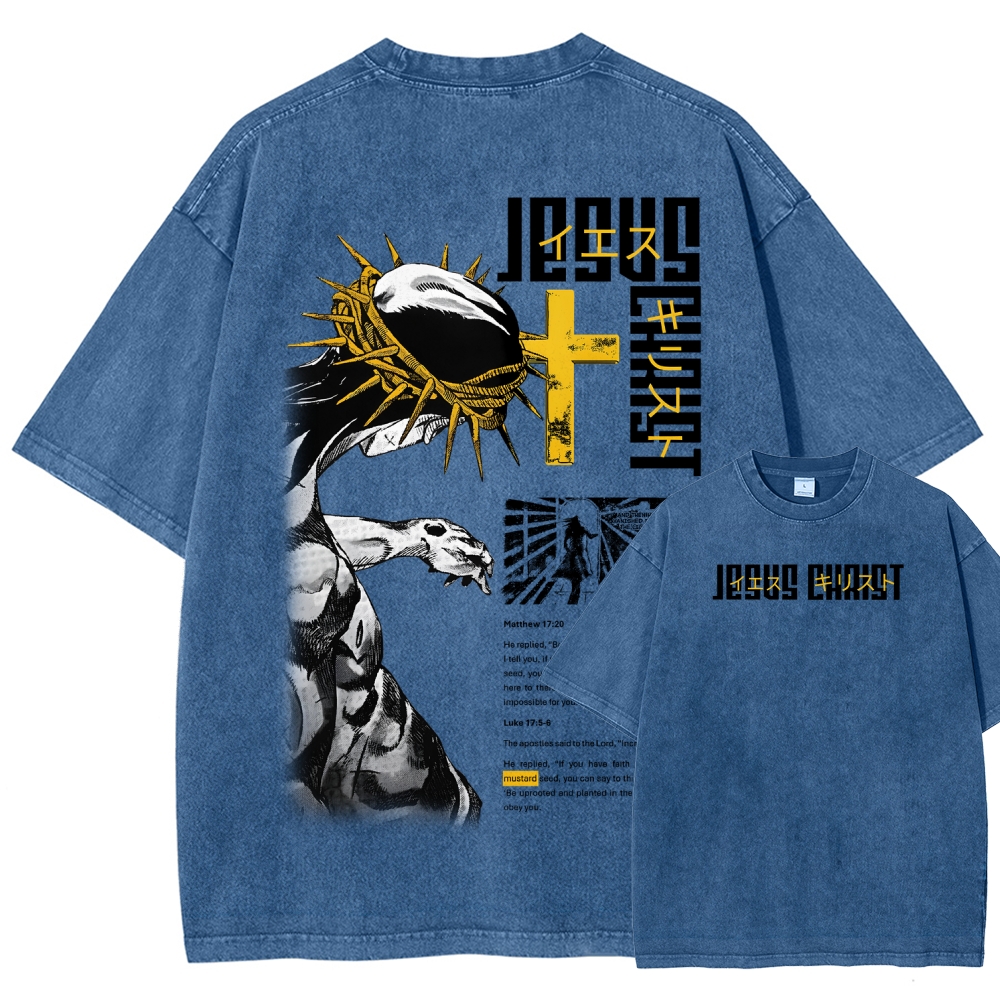 JoJo’s Bizarre Adventure Unisex Fit Washed T-Shirt 2601009865