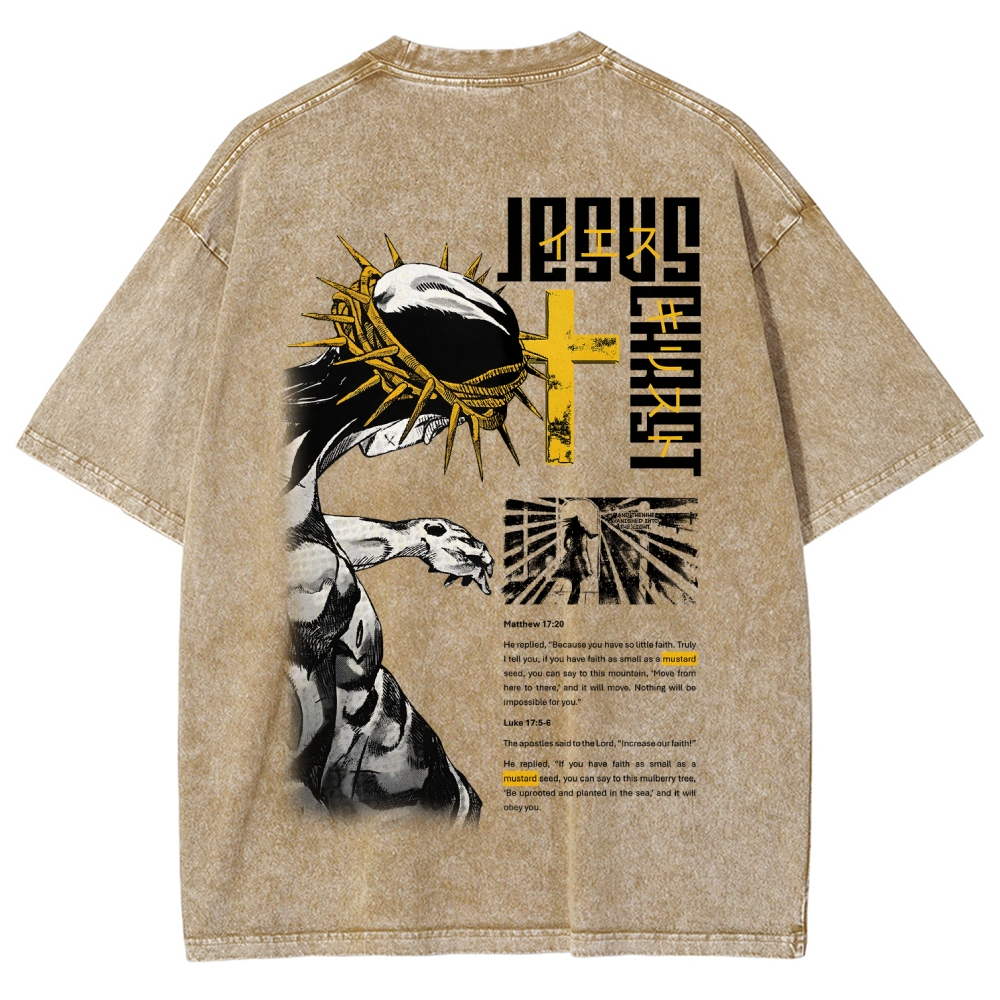 JoJo’s Bizarre Adventure Unisex Fit Washed T-Shirt 2601009865