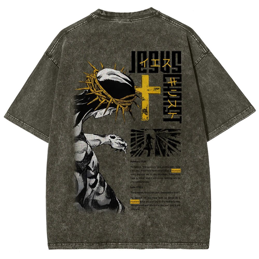 JoJo’s Bizarre Adventure Unisex Fit Washed T-Shirt 2601009865