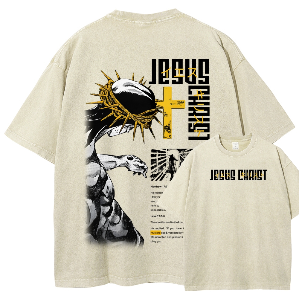 JoJo’s Bizarre Adventure Unisex Fit Washed T-Shirt 2601009865