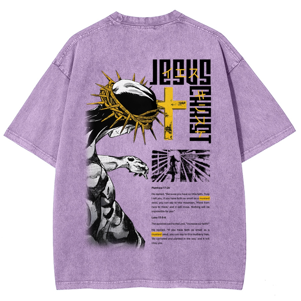 JoJo’s Bizarre Adventure Unisex Fit Washed T-Shirt 2601009865