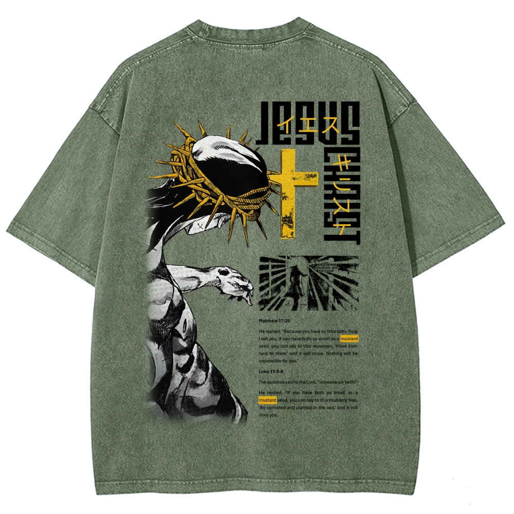 JoJo’s Bizarre Adventure Unisex Fit Washed T-Shirt 2601009865