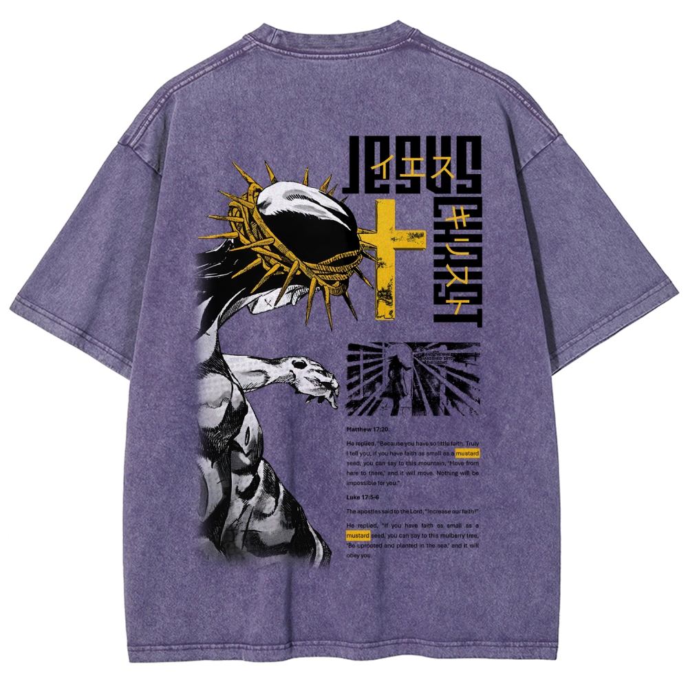JoJo’s Bizarre Adventure Unisex Fit Washed T-Shirt 2601009865