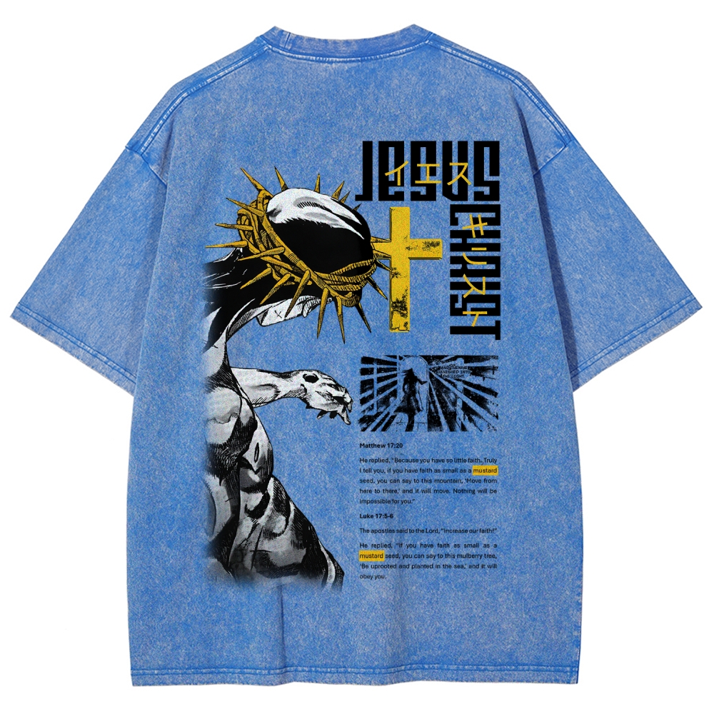 JoJo’s Bizarre Adventure Unisex Fit Washed T-Shirt 2601009865