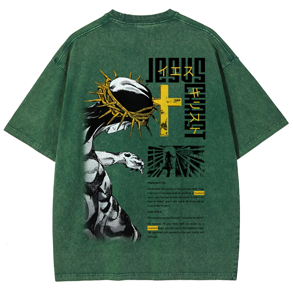 JoJo’s Bizarre Adventure Unisex Fit Washed T-Shirt 2601009865