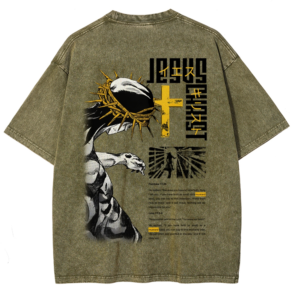 JoJo’s Bizarre Adventure Unisex Fit Washed T-Shirt 2601009865