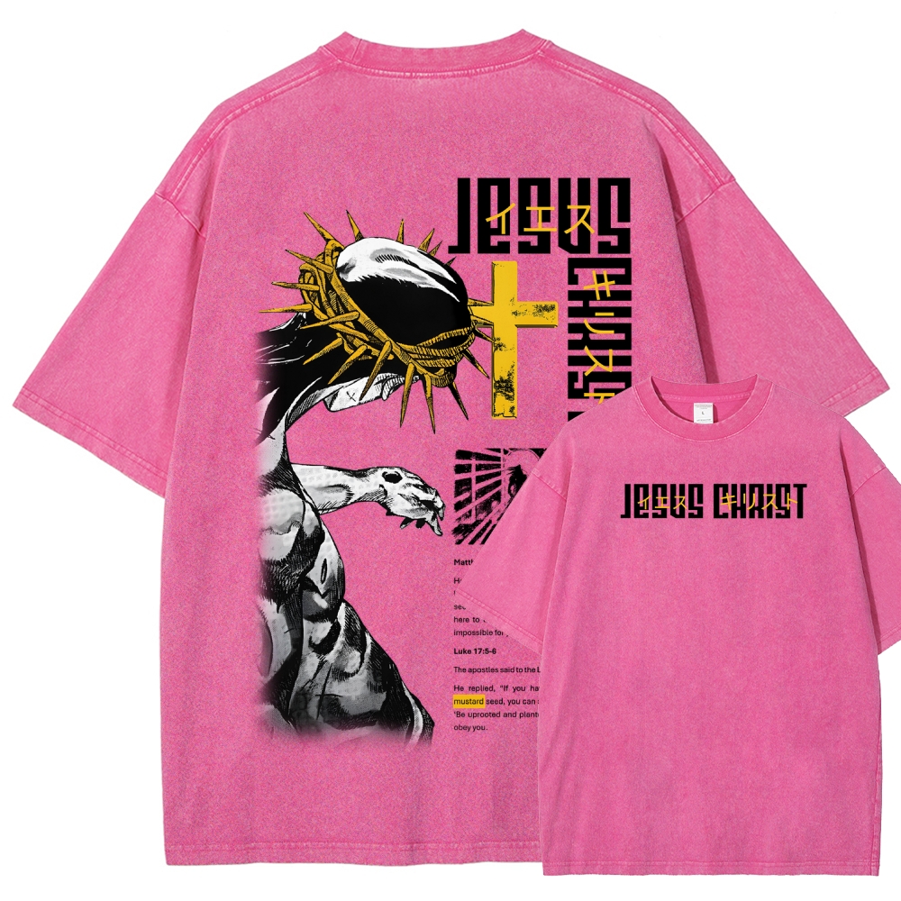 JoJo’s Bizarre Adventure Unisex Fit Washed T-Shirt 2601009865