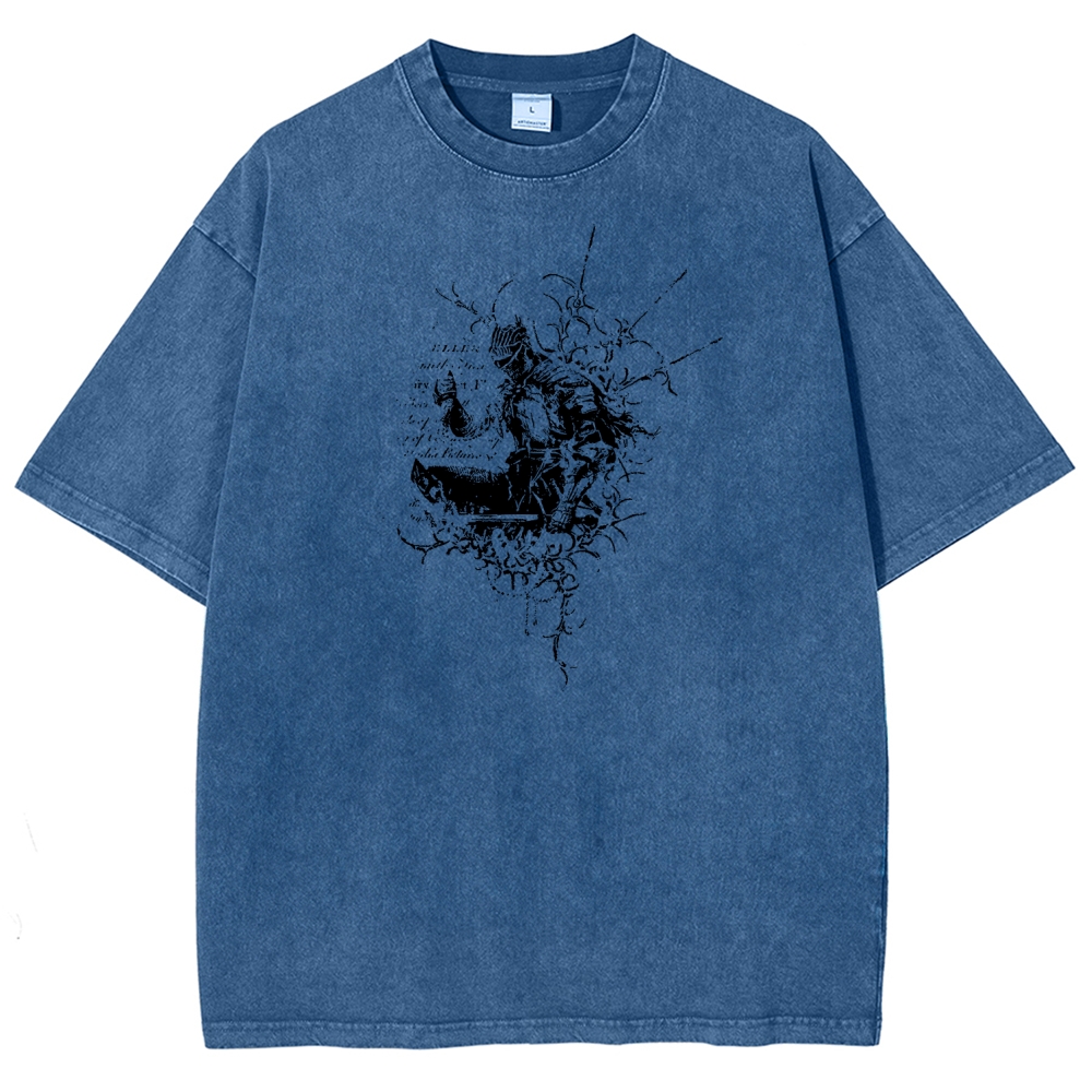Dark Souls Unisex Fit Washed T-Shirt 2601010377