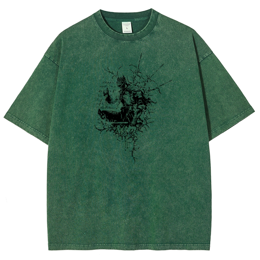 Dark Souls Unisex Fit Washed T-Shirt 2601010377