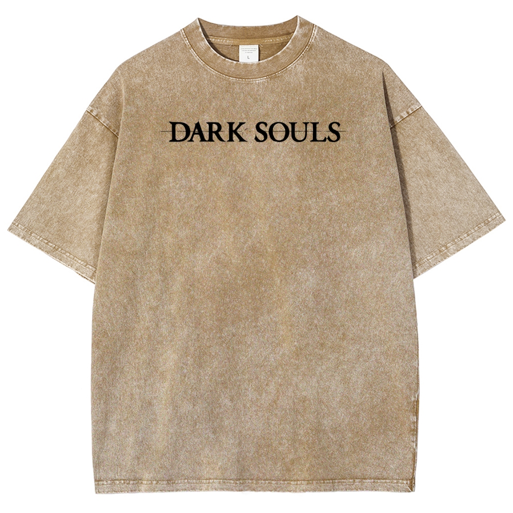 Dark Souls Unisex Fit Washed T-Shirt 2601010382
