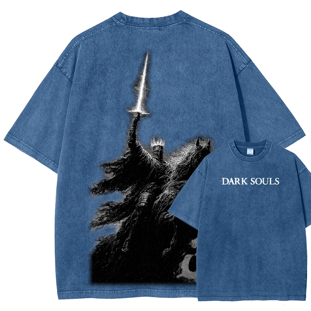 Dark Souls Unisex Fit Washed T-Shirt 2601010382