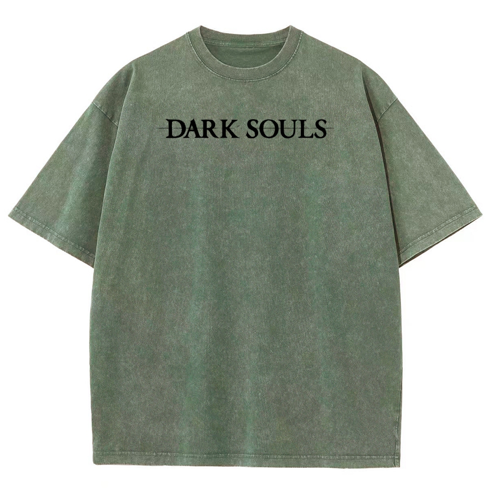 Dark Souls Unisex Fit Washed T-Shirt 2601010382