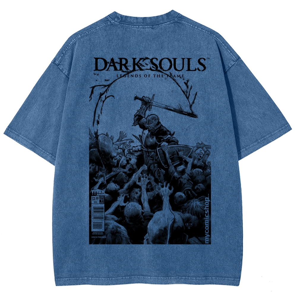 Dark Souls Unisex Fit Washed T-Shirt 2601010401