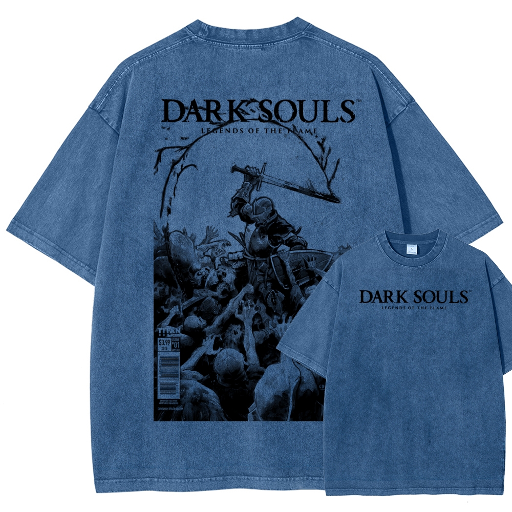 Dark Souls Unisex Fit Washed T-Shirt 2601010401