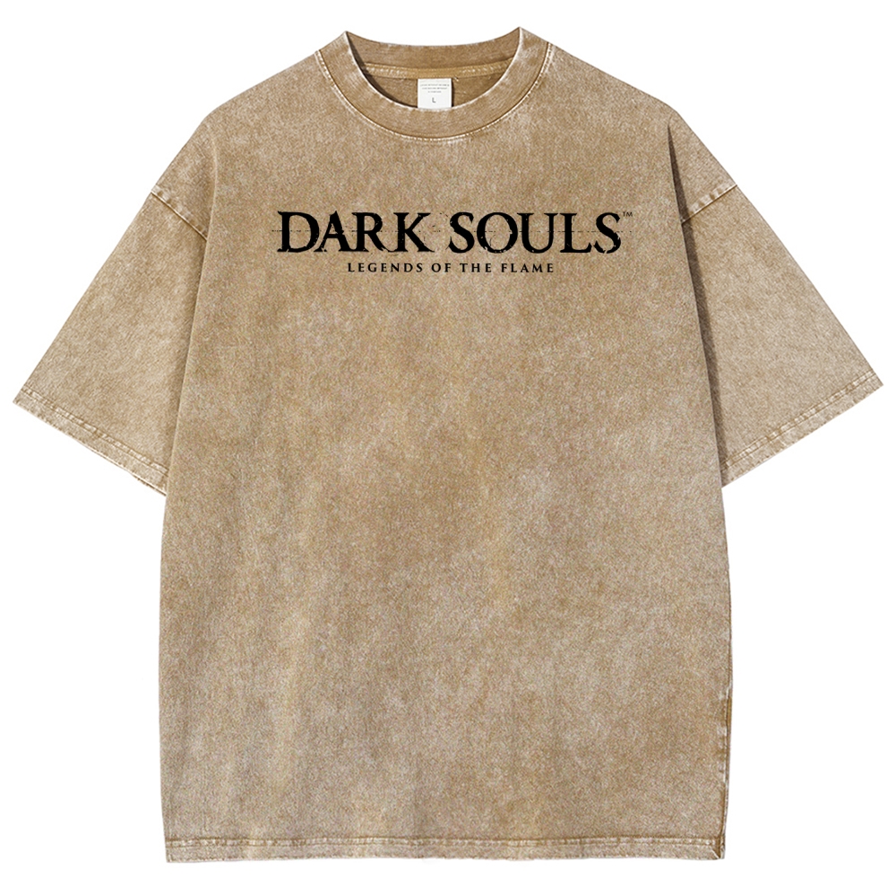 Dark Souls Unisex Fit Washed T-Shirt 2601010401