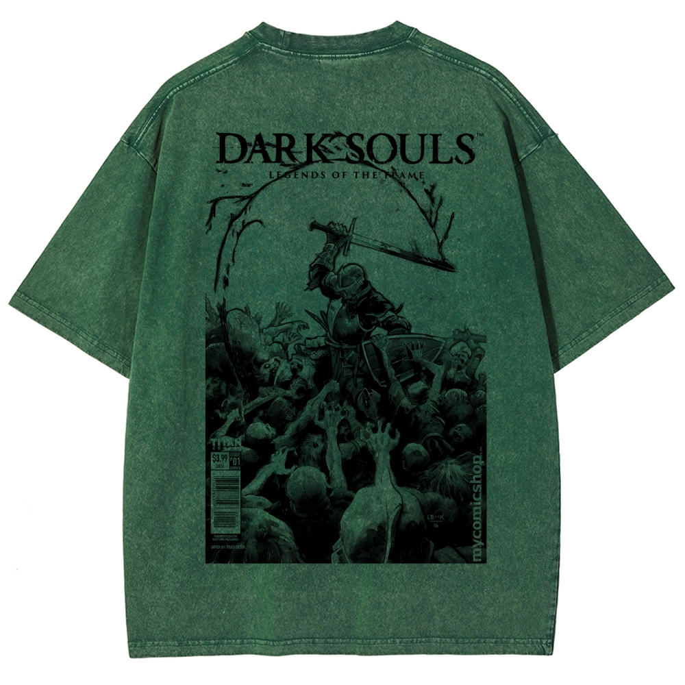 Dark Souls Unisex Fit Washed T-Shirt 2601010401