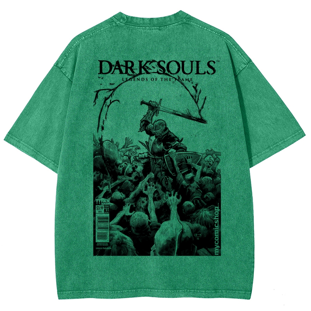 Dark Souls Unisex Fit Washed T-Shirt 2601010401