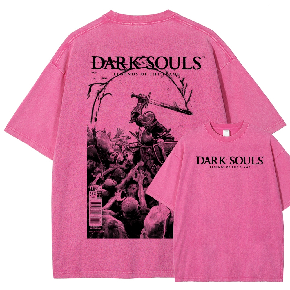 Dark Souls Unisex Fit Washed T-Shirt 2601010401
