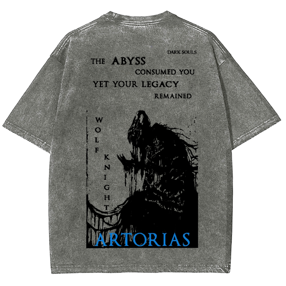 Dark Souls Unisex Fit Washed T-Shirt 2601010549