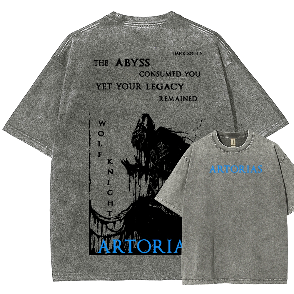 Dark Souls Unisex Fit Washed T-Shirt 2601010549