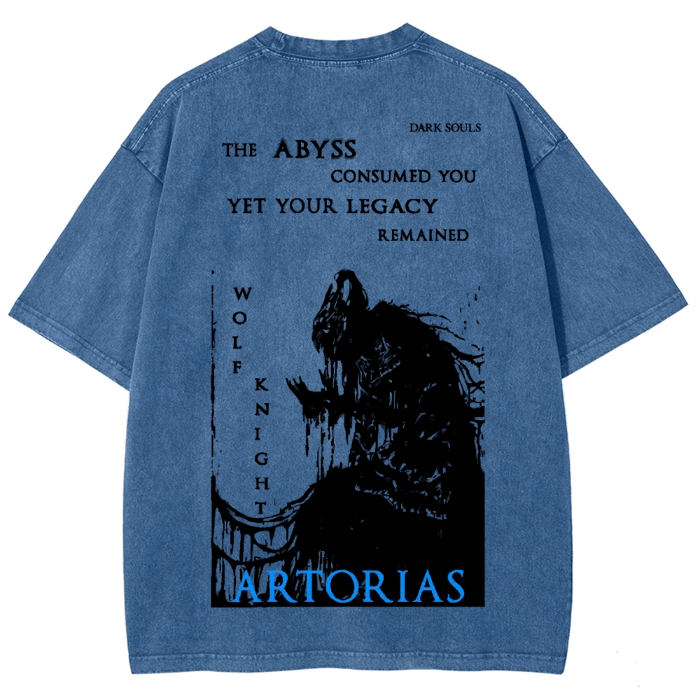 Dark Souls Unisex Fit Washed T-Shirt 2601010549