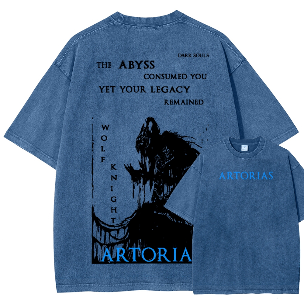 Dark Souls Unisex Fit Washed T-Shirt 2601010549