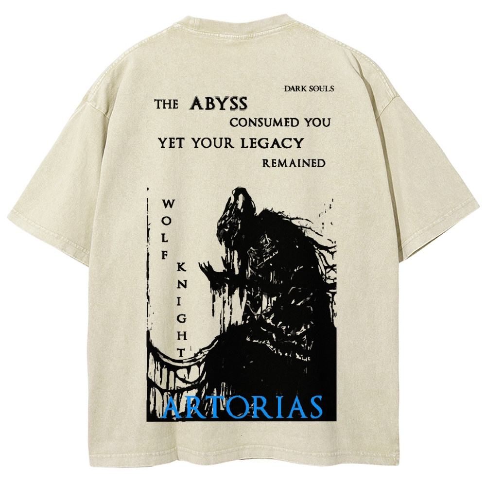 Dark Souls Unisex Fit Washed T-Shirt 2601010549