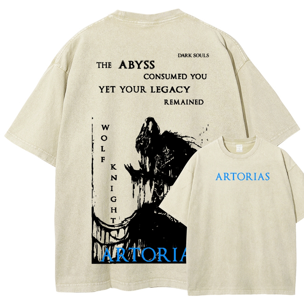 Dark Souls Unisex Fit Washed T-Shirt 2601010549