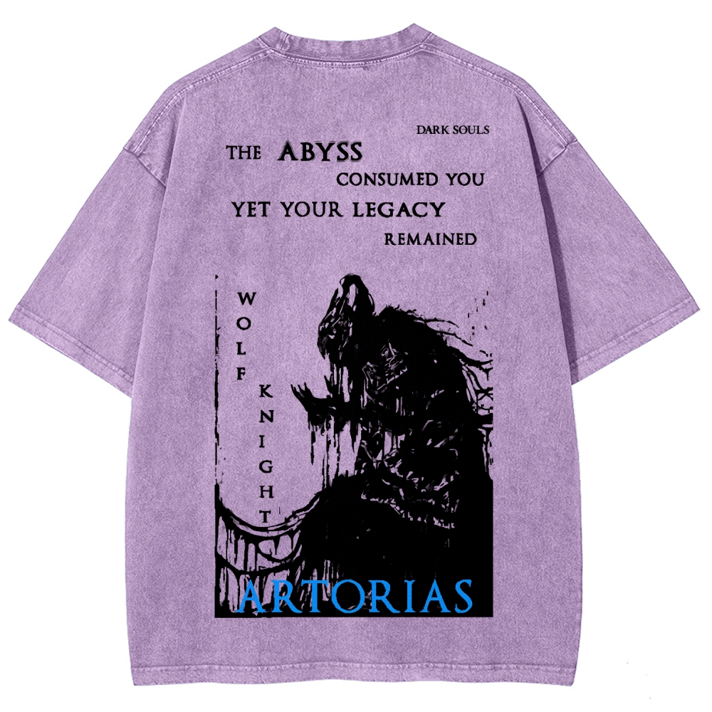 Dark Souls Unisex Fit Washed T-Shirt 2601010549