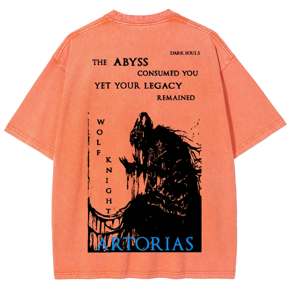 Dark Souls Unisex Fit Washed T-Shirt 2601010549