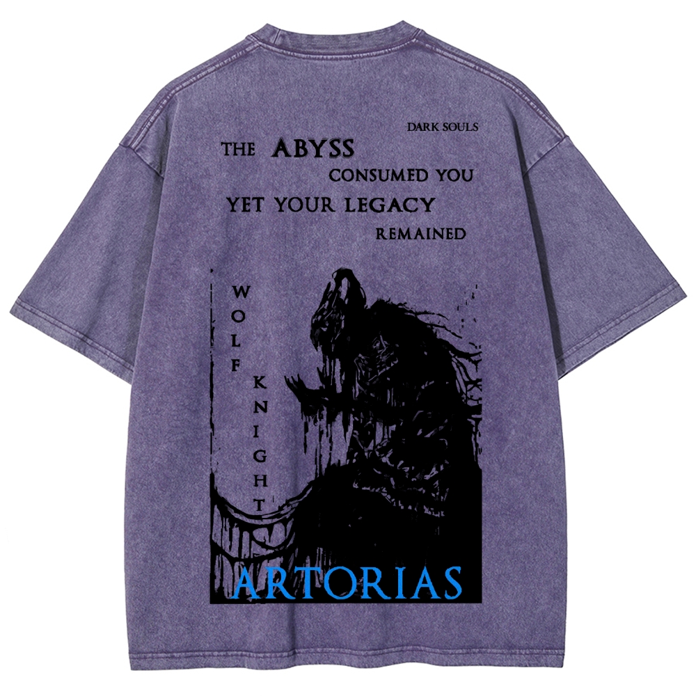 Dark Souls Unisex Fit Washed T-Shirt 2601010549