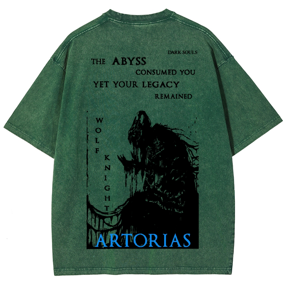 Dark Souls Unisex Fit Washed T-Shirt 2601010549