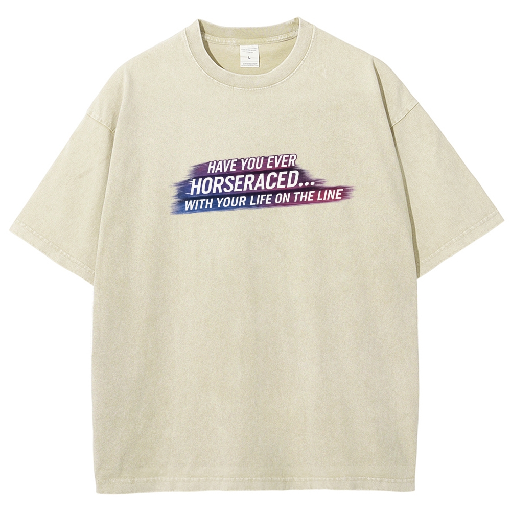 Oguri Cap Unisex Fit Washed T-Shirt 2601011236