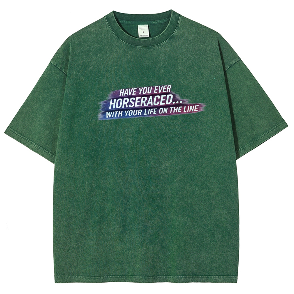Oguri Cap Unisex Fit Washed T-Shirt 2601011236