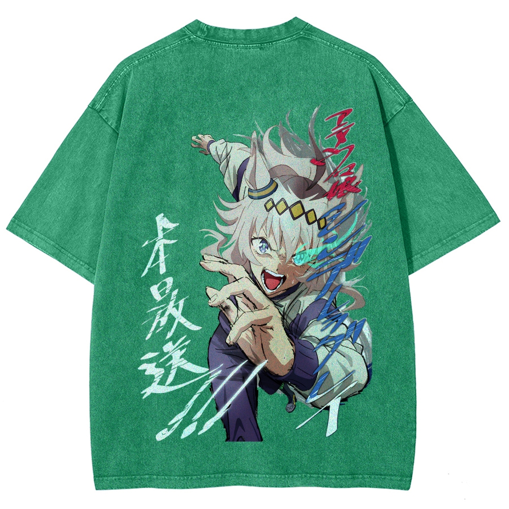 Oguri Cap Unisex Fit Washed T-Shirt 2601011236