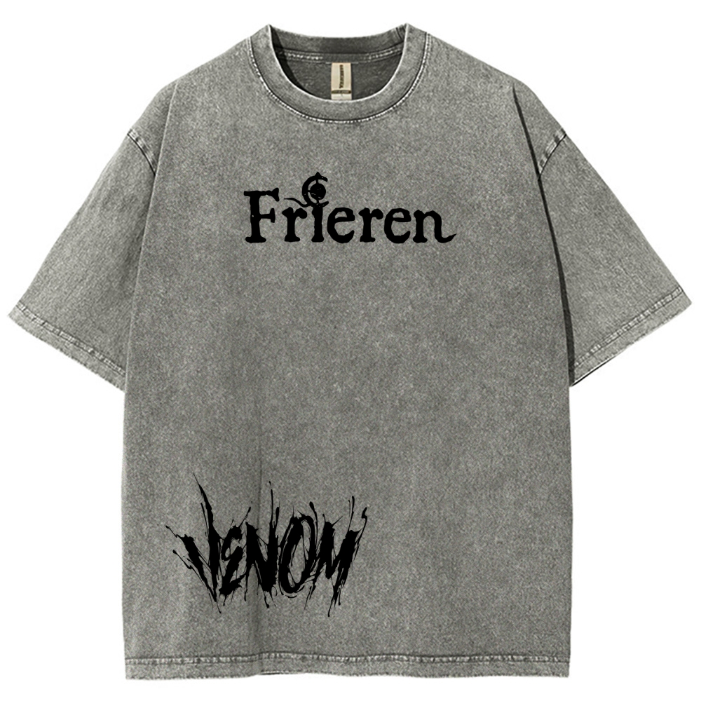 Frieren Unisex Fit Washed T-Shirt 2601011519