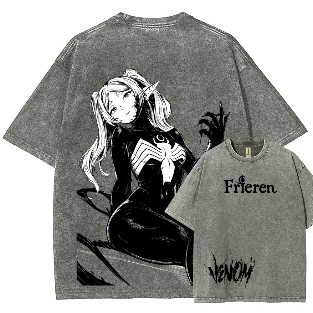 Frieren Unisex Fit Washed T-Shirt 2601011519
