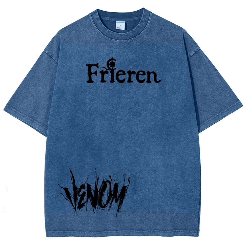 Frieren Unisex Fit Washed T-Shirt 2601011519
