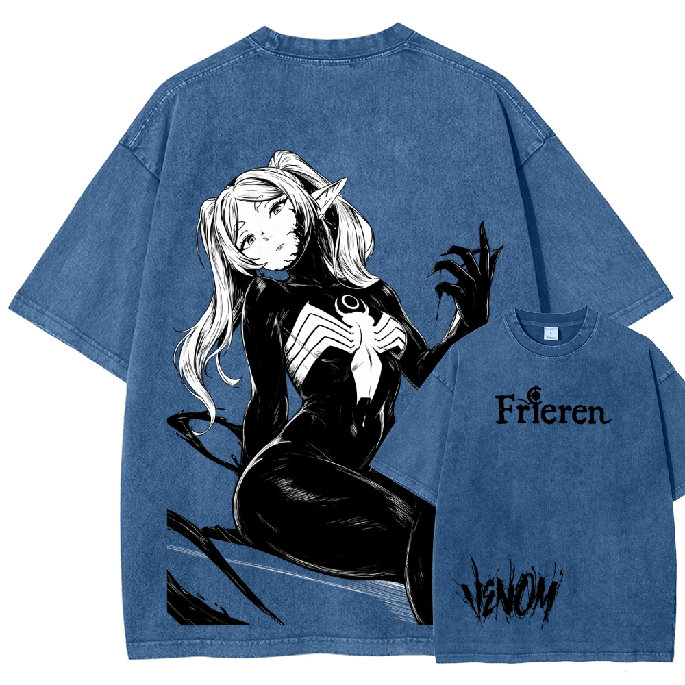 Frieren Unisex Fit Washed T-Shirt 2601011519