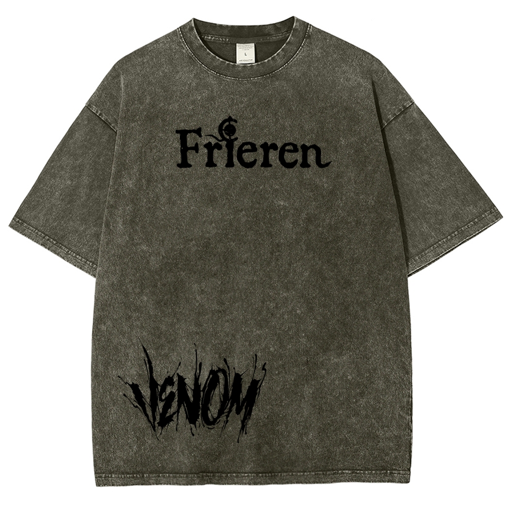 Frieren Unisex Fit Washed T-Shirt 2601011519