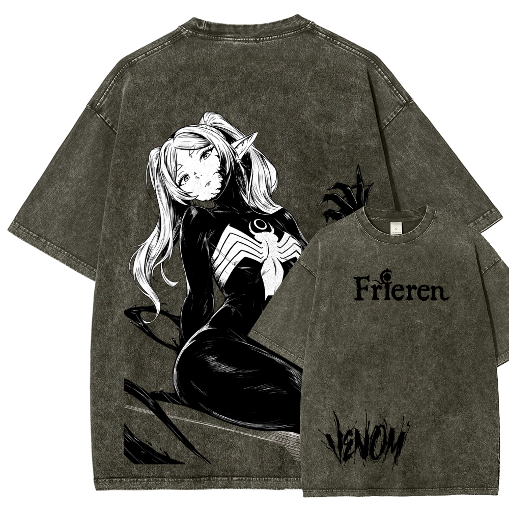 Frieren Unisex Fit Washed T-Shirt 2601011519